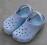 JPM__CROCS BLUE SHOES M2 W4 roz 33