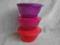 TUPPERWARE, PIRAMIDKI MISECZKI 3SZT. + GRATIS