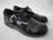 CLARKS Balerinki LAKIERKI czarne świecą 28/18cm