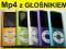 MP4 MP3 z głośnikiem - GRY- FM- DYKTAFON- FILMY