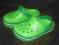 CROCS GREEN r 23 - 24 ,6 - 7 c