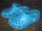 CROCS BLUE r 31 - 32 , 1m - 3w