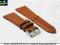 PASEK DO ZEGARKA 30 mm DILOY 302EA.30.3 BRĄZOWY