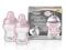 Tommee Tippee Butelki dekor róż 2x260ml 0m+