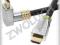 PROWIRE HDMI kątowy 5m 1.4 3D VIVANCO 28396
