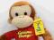 Maskotka Ciekawski George Curious George 35cm 24h