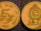 SRI LANKA / CEYLON 5 RUPEES 1991r RARE / 90 YY