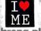 Naszywka I LOVE ME