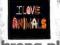Naszywka I LOVE ANIMALS