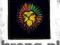 Naszywka LEW RASTA 02