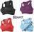 BRUBECK Sportowy termoaktywny top damski XL czarny