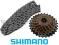 Zestaw SHIMANO Wolnobieg 6 rzędowy + łańcuch UG51