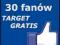 30 Fanów FACEBOOK FANI FB | TARGET+STAT od FIRMY