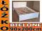Łóżko świerk BIELONE 90x200 MASYW drewno RAKDREW