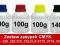 Zestaw zasypek CMYK 3x100g+140g |CLP320,CLX3185