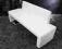 Ławka White Romans biała ławka design meble Modo