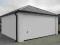 Garaż garaże tynkowany D.CZTEROSPADOWY Pł. ściana