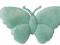 APLIKACJE -MOTYLKI srednie WELUR wz57B -aż 6 szt.