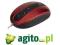 Mysz Modecom MC-802 czerwono-czarna 800 DPI USB