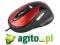 Mysz Modecom MC-910 czarno-czerwona 1600 Dpi 24m