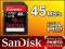 16GB SANDISK SD SDHC EXTREME HD 45MB/S CLASS 10 FV