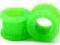 PIERCING ZIELONE TUNELE SILIKONOWE FLEXI 14mm