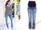 2 XA22 ŚWIETNE SPODNIE JEANSY CIĄŻOWE 46 NOWE BCM