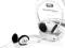 Słuchawki nauszne White/Silver HM457