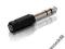 Adapter 3,5  gniazdo <-> duży jack 6,3mm