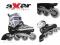 Rolki aXer Dynamic regulowane 34-41 ABEC7 Trampki