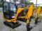 Minikoparka JCB 8014 oszklona 2007rok 45.500netto