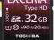 TOSHIBA SDHC 32GB 90 MB/s UHS1/HD EXCERIA