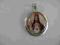 Srebrny medalik Chrystus Król wisiorek md-7