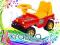 Jeździk JEEP od Teddy Toys z oparciem +KLAKSON red
