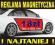 REKLAMA magnetyczna magnes 60x30 NAJTANIEJ! 18zł