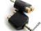 Adapter 2x3,5  gniazdo <-> 3,5 jack mm