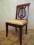 krzesło jak nowe lite drewno