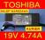 B ORYGINALNY TOSHIBA 19V 4.74A fv gwr w-wa NOWY