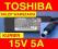 B ORYGINALNY TOSHIBA zasilacz 15V 5A fv gwr w-wa