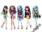 MONSTER HIGH 5 LALEK Wolf Frankie Draculaura PL 24