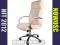 KRZESŁO FOTEL ECRU  RICARDO DO BIURA NOWOCZESNY