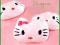 NASZYWKI poduszeczki kotek HALLO KITTY buzia j.róż