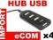 HUB USB ROZDZIELACZ 4 PORTY HIGH SPEED DD1285