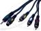 Kabel Svideo+JACK3.5ST/3xRCA 5m ŁEZKA PC-TV(128