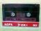 kaseta magnetofonowa agfa F-DX ferro typel c90