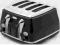 TOSTER DELONGHI BLACK ICONA CZARNY POWYSTAWOWY