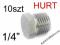 KOREK 1/4'' 10szt REDUKCJA DO PNEUMATYKI HURT