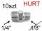REDUKCJA PNEUMATYCZNA 1/8'' GZ-1/4'' GZ 10szt HURT
