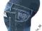 ŚWIETNE, CIEMNE  JEANSY CIĄŻOWE -- L 106 biodra