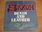 Saxon - Denim And Leather NIEBIESKI VINYL EX